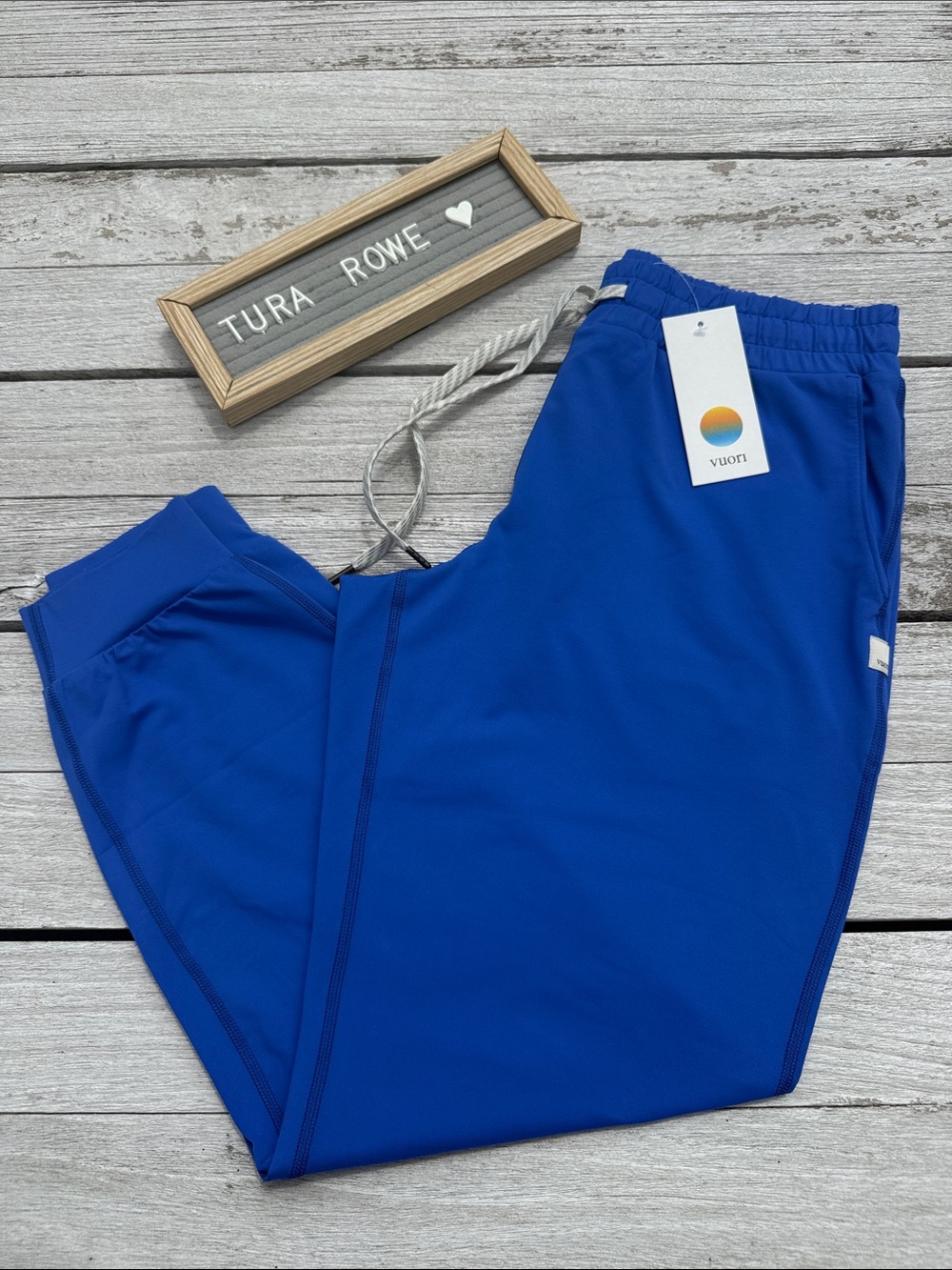 Vuori Performance Jogger Electric Blue Women’s Small NWT DreamKnit